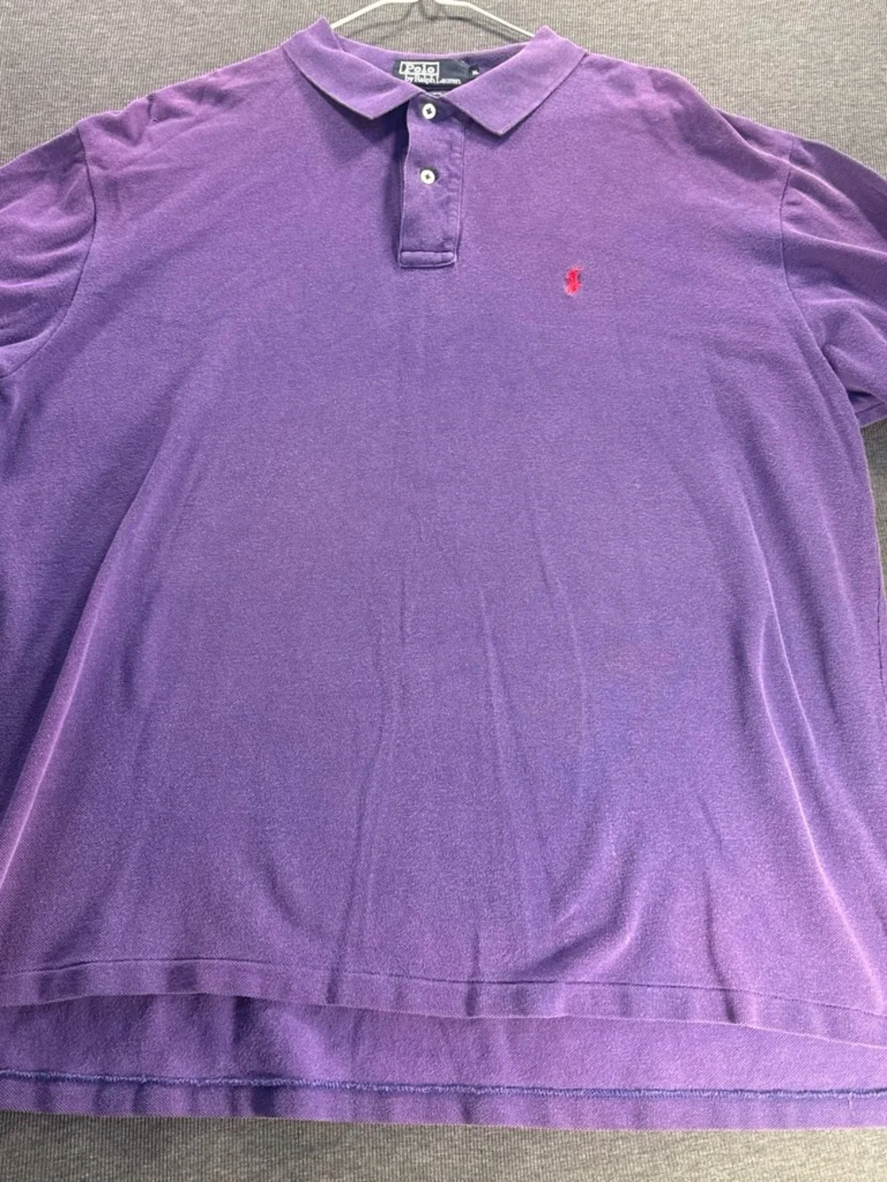 Polo by Ralph Lauren Purple Short-Sleeve Polo with Red Pony